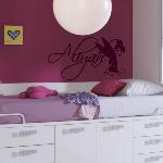 Exemple de stickers muraux: Aliyah Script Fe Clochette (Thumb)